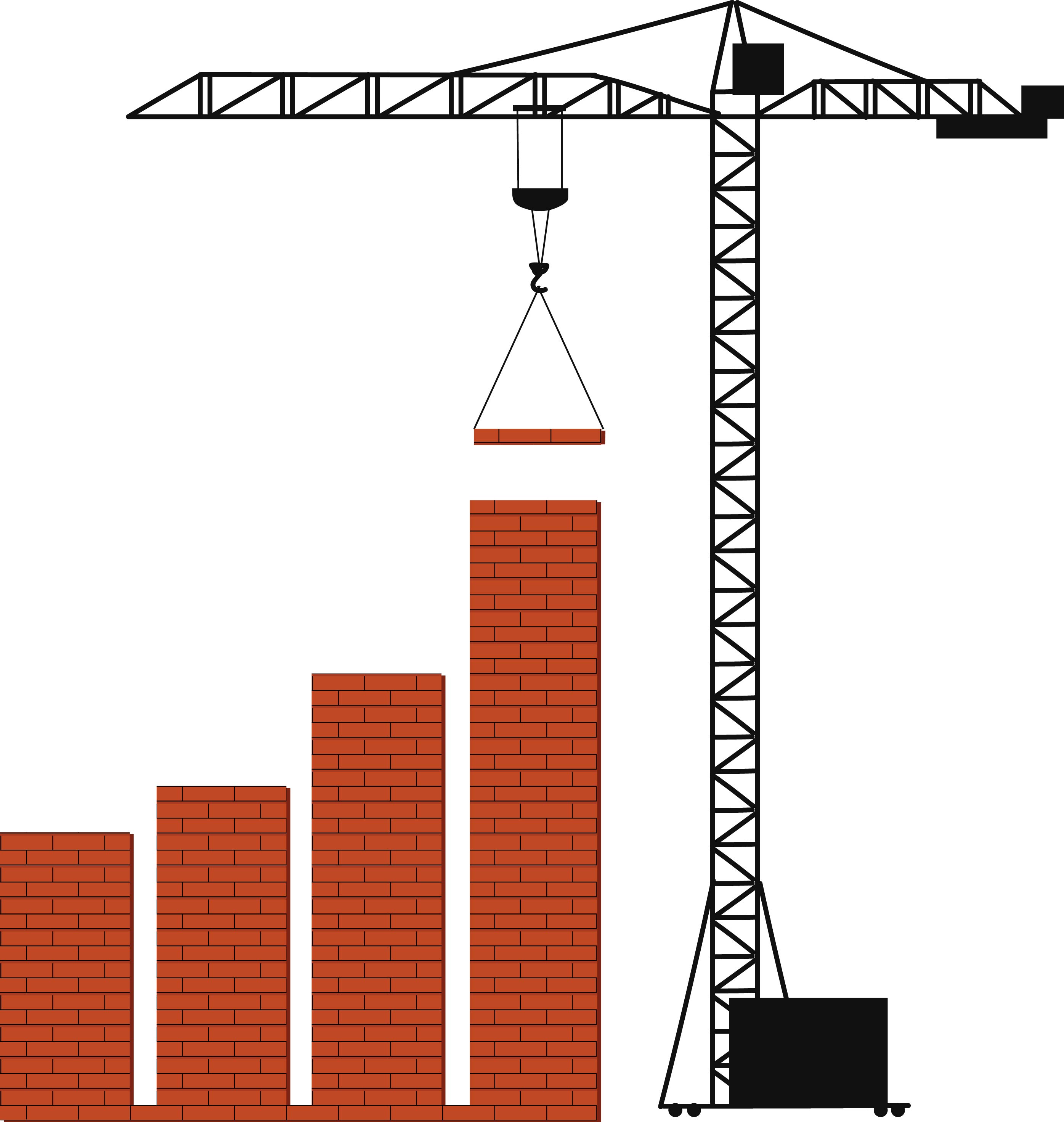 Crane building a business