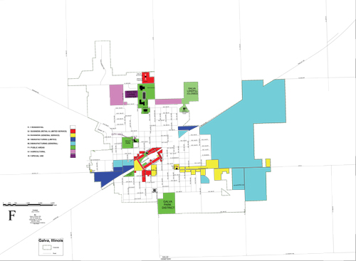 Galva Zoning Map Image
