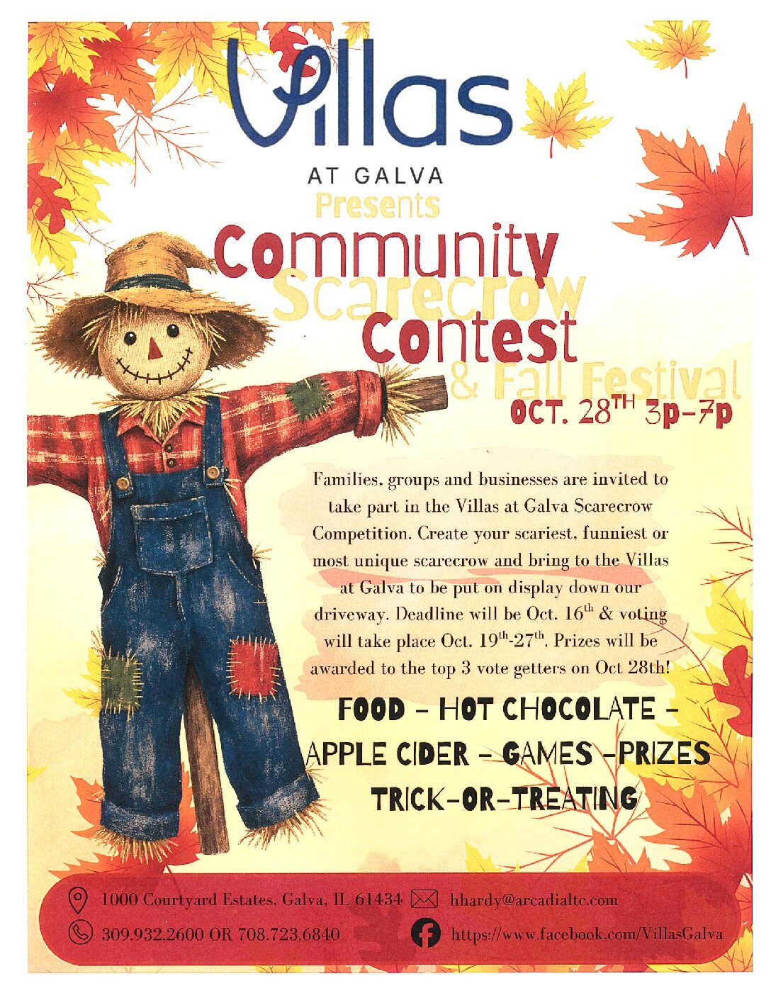 Community Scarecrow Contest & Fall Festival