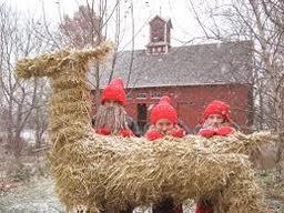 JULMARKNAD (Christmas Market) in Bishop Hill, Illinois
